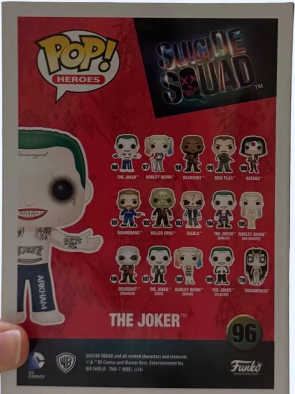 Funko Pop Heroes The Joker with Green Hair
